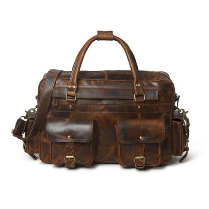 Finn Handcrafted Buffalo Leather Laptop Briefcase - Toms Vogue