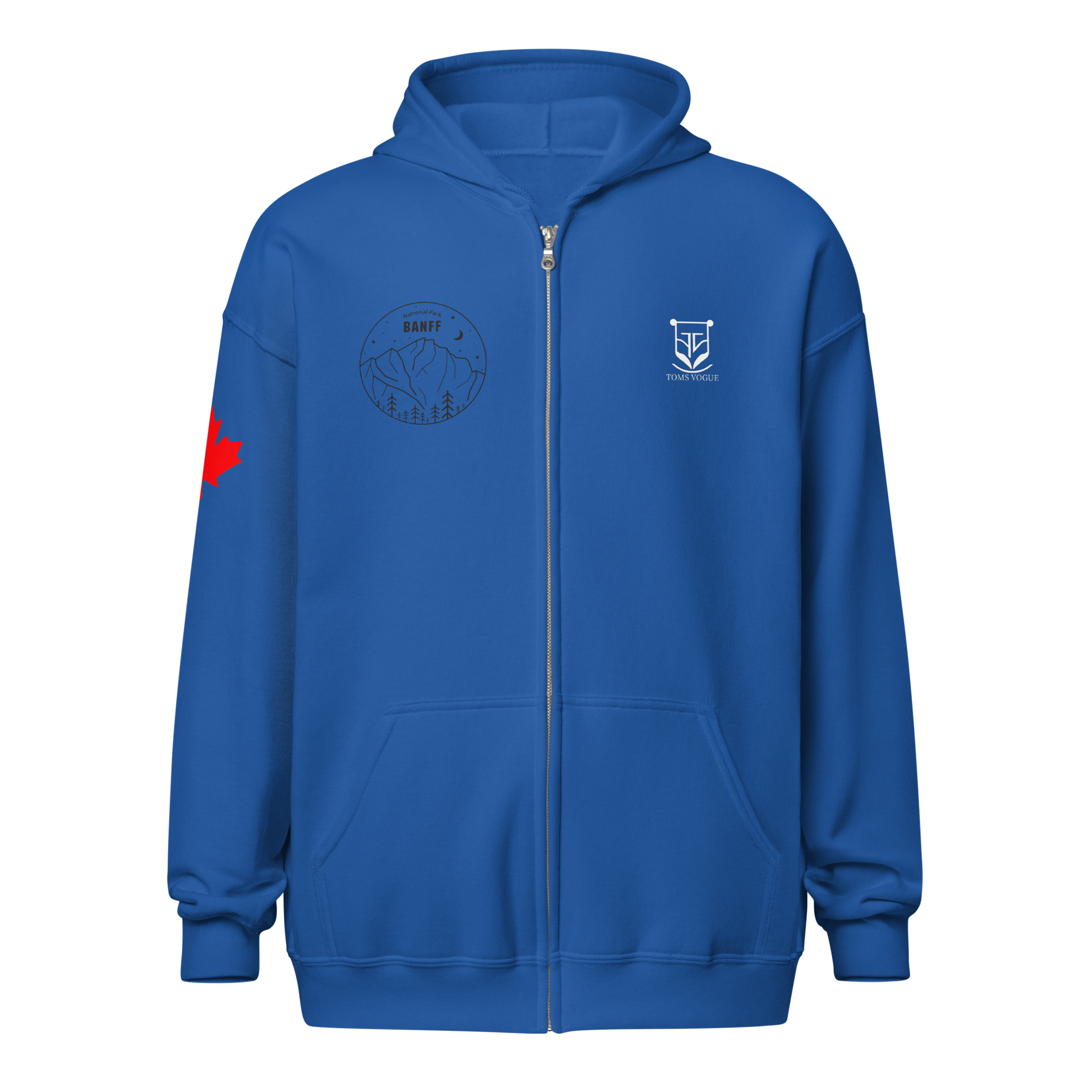 Banff Heritage Zip-Up Unisex Hoodie - Toms Vogue