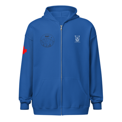 Banff Heritage Zip-Up Unisex Hoodie - Toms Vogue