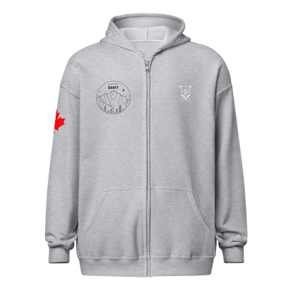 Banff Heritage Zip-Up Unisex Hoodie - Toms Vogue