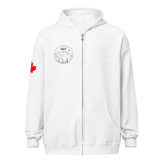 Banff Heritage Zip-Up Unisex Hoodie - Toms Vogue