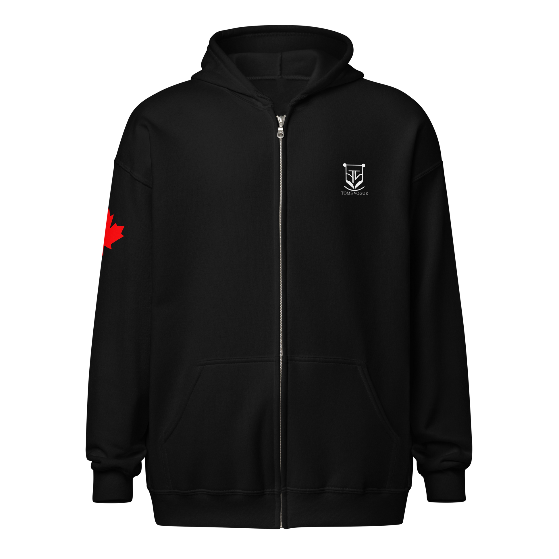 Canada Star Unisex zipper hoodie - Toms Vogue