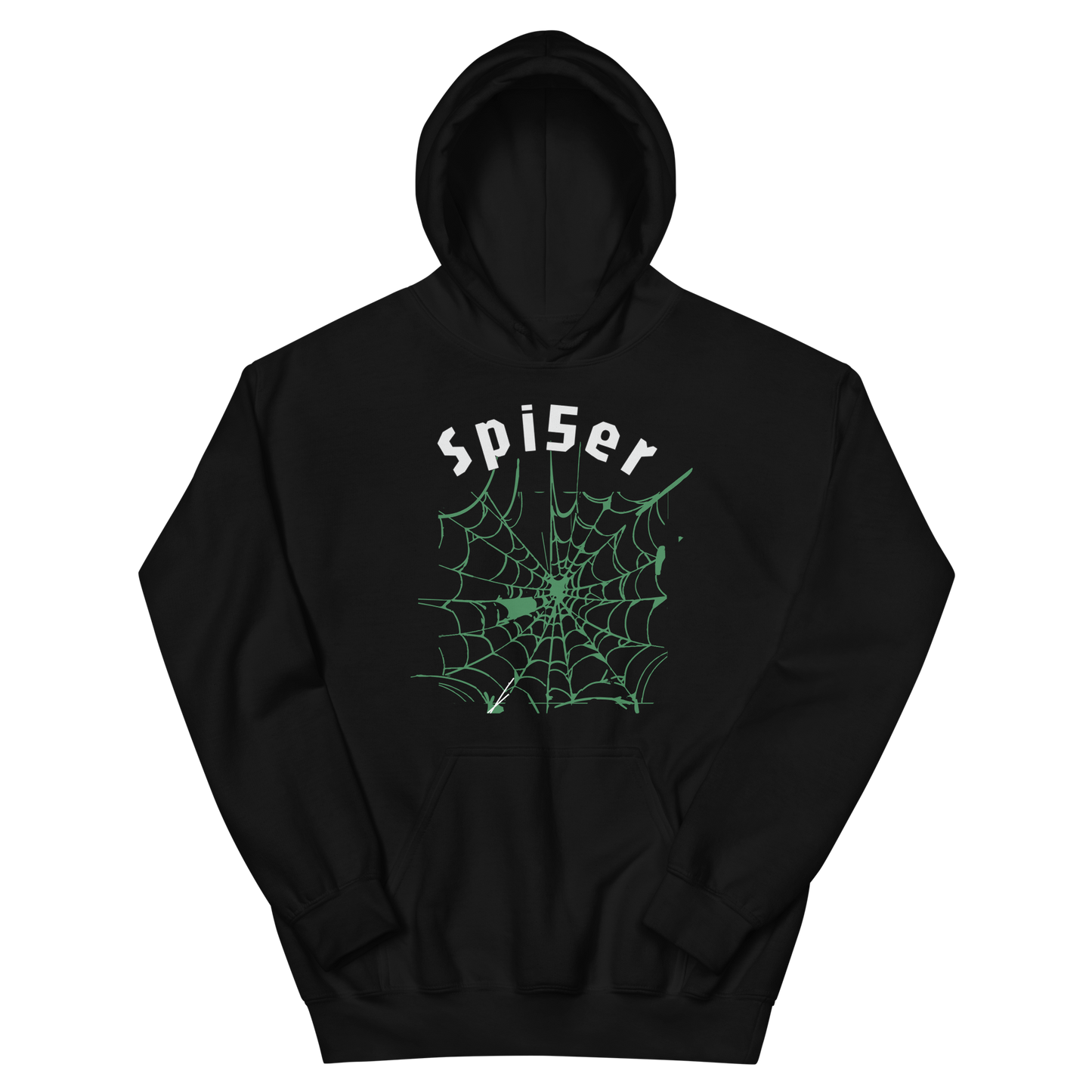 Spider Web Black Unisex hoodie