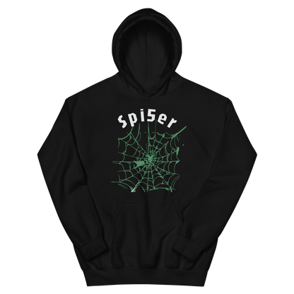 Spider Web Black Unisex hoodie