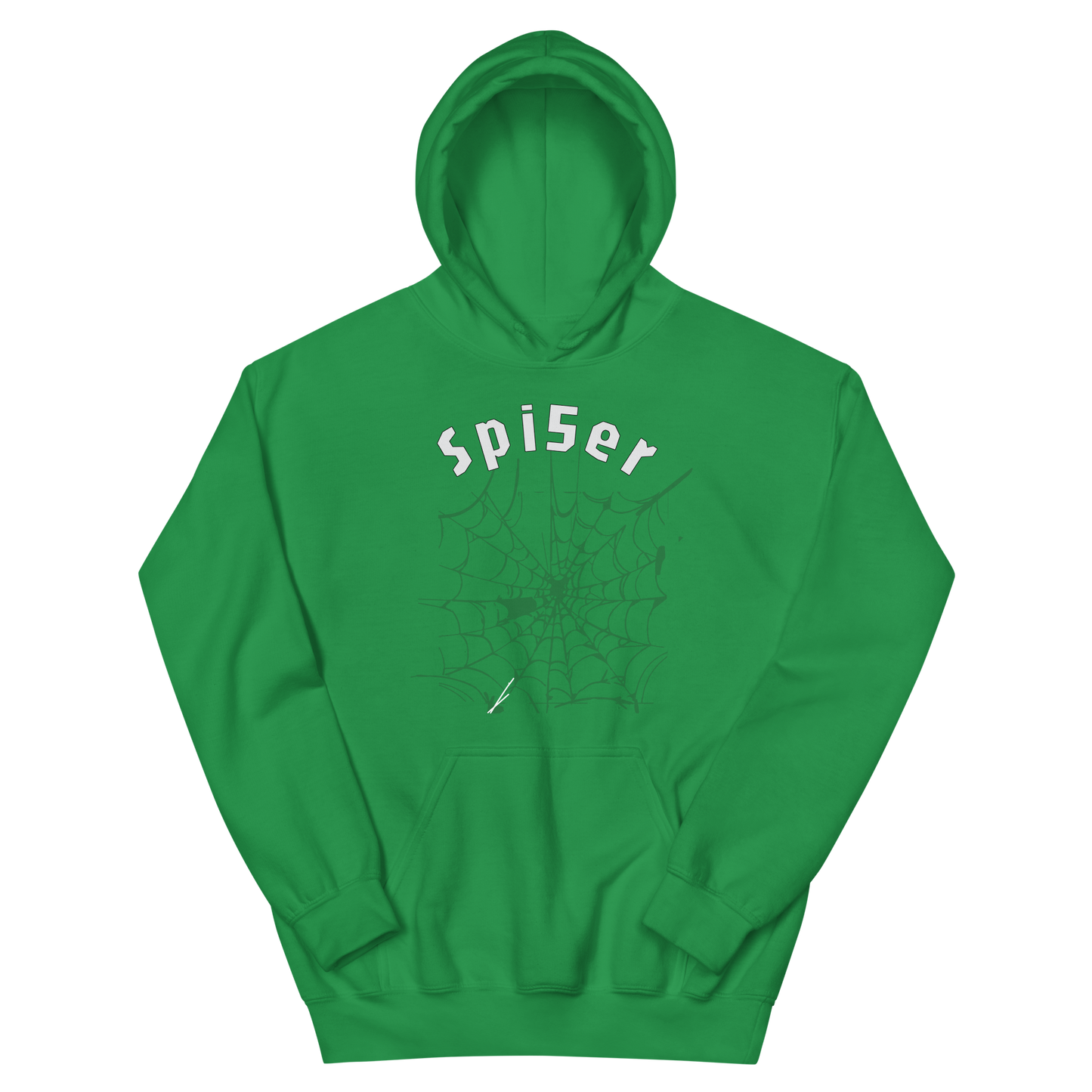 Spider Web Green Unisex Hoodie