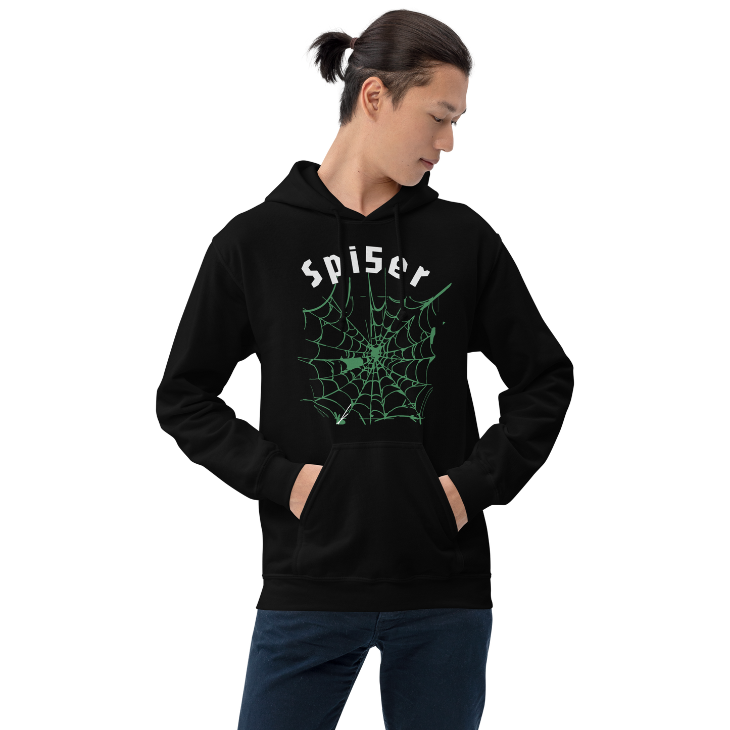 Spider Web Black Unisex hoodie