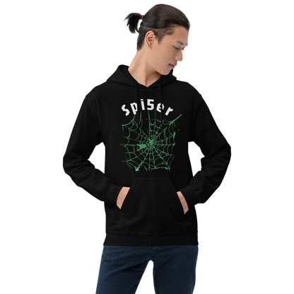 Spider Web Black Unisex hoodie