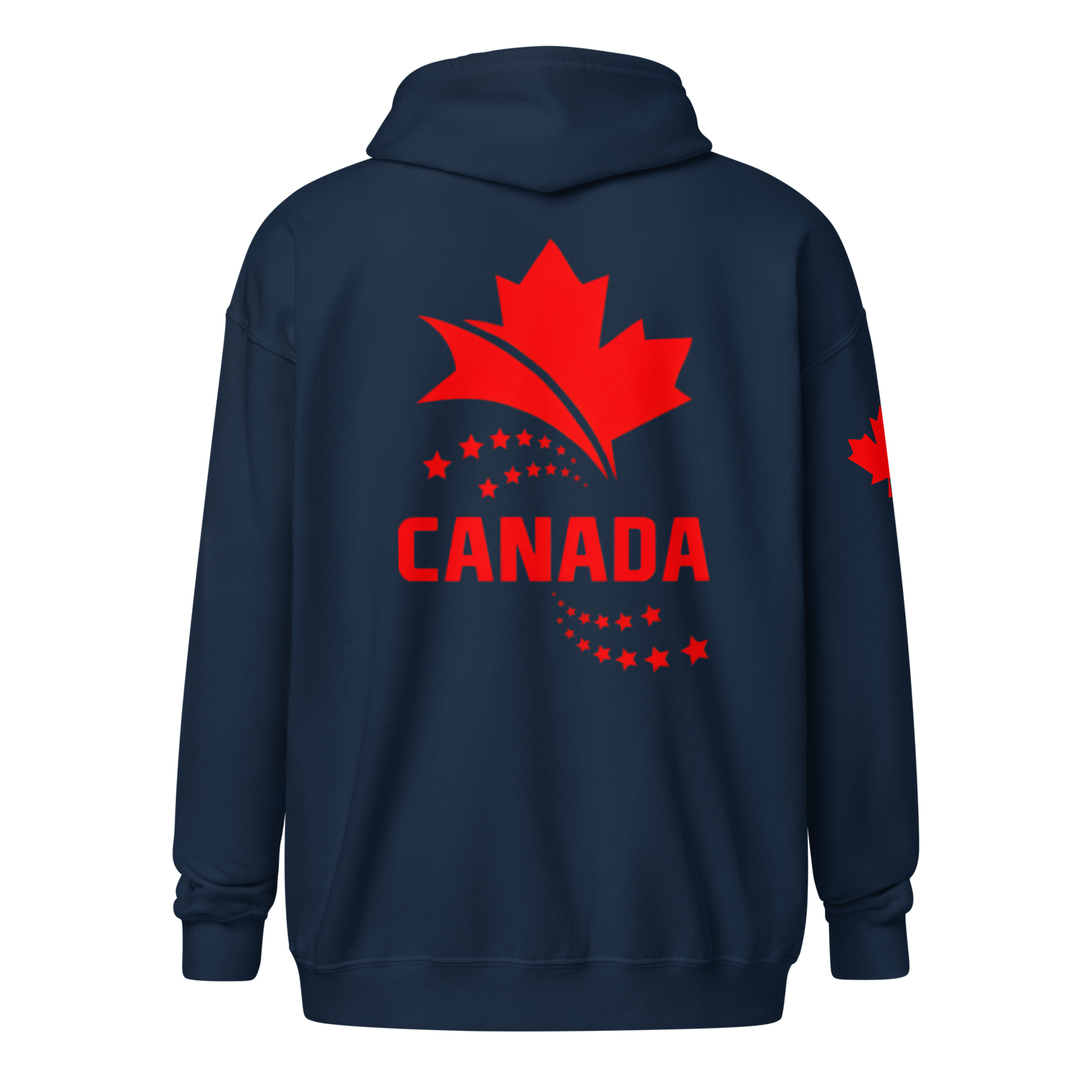 Canada Star Unisex zipper hoodie - Toms Vogue