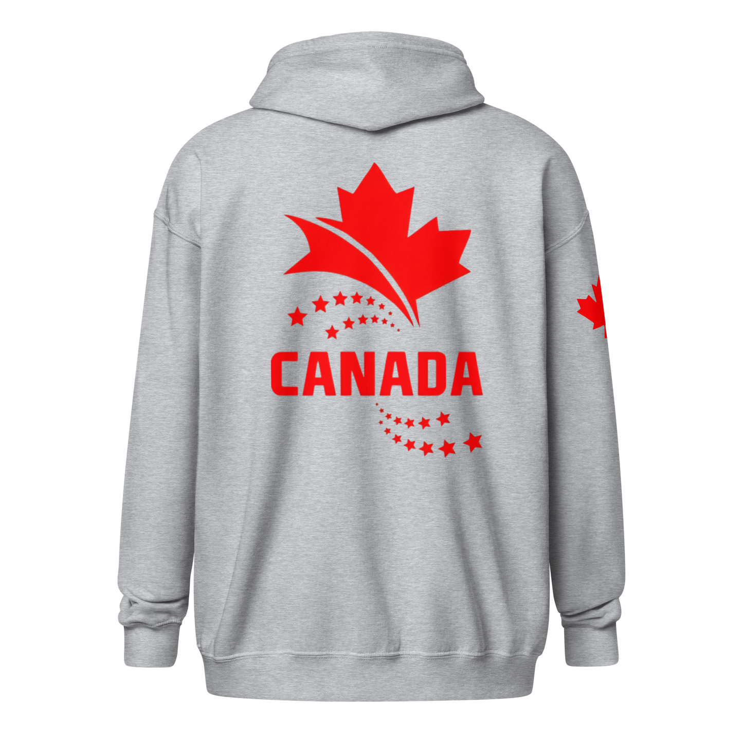 Canada Star Unisex zipper hoodie - Toms Vogue