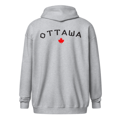 Ottawa Zipper Unisex Hoodie - Toms Vogue