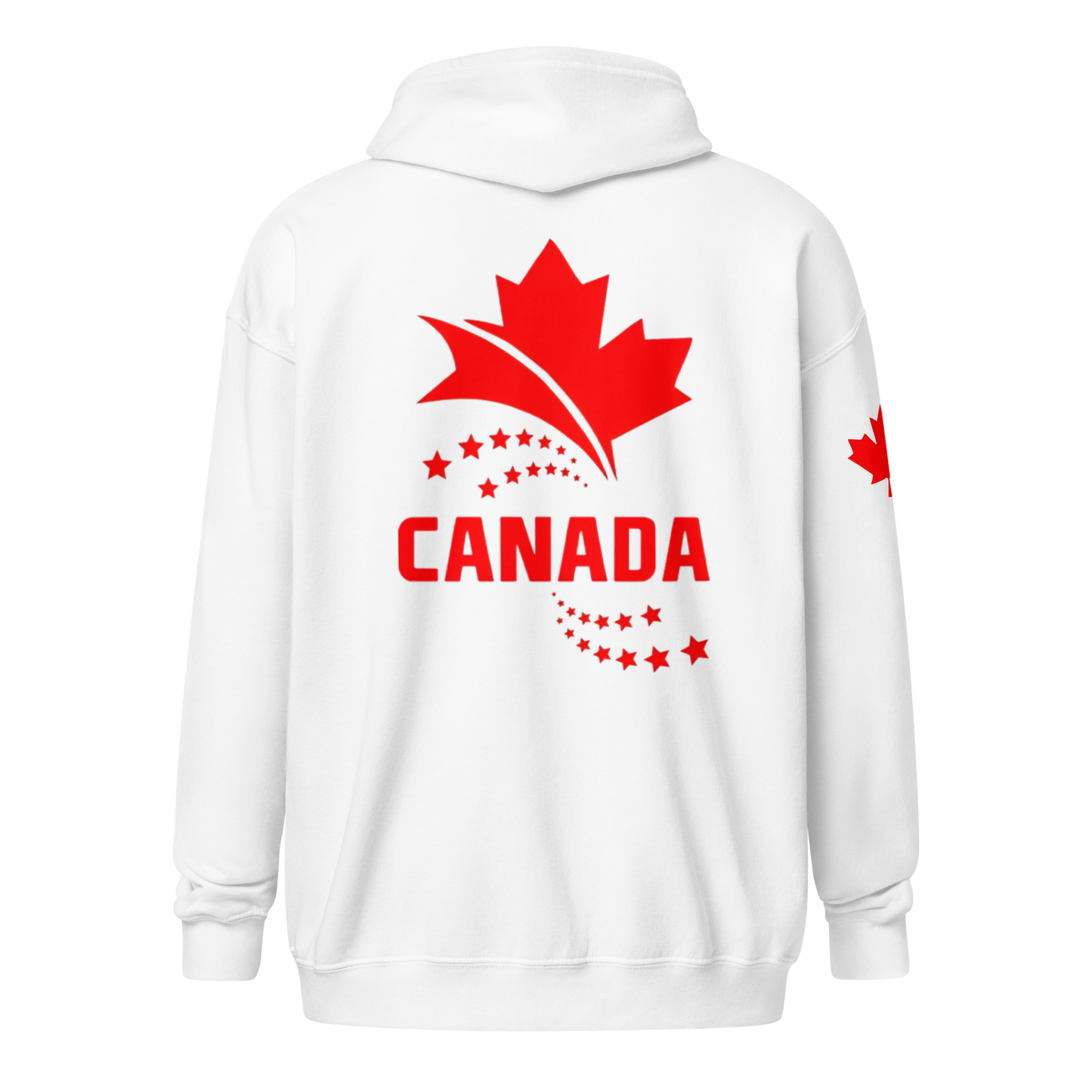 Canada Star Unisex zipper hoodie - Toms Vogue